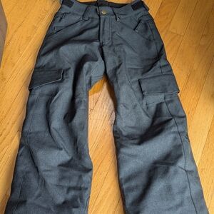 Kids Gray Cargo Pants